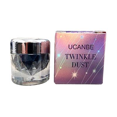 Ucanbe Twinkle Dust Eyeshadow Pot Sapphire Blue Glitter Makeup Shimmer Effect