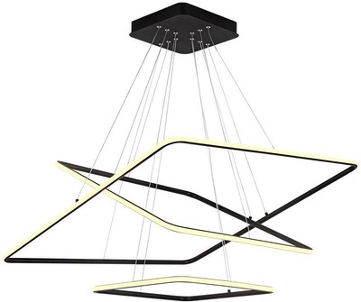 Royal Pearl Modern Circular Led Chandelier Adjustable Hanging Light Three Ring X For Sale Online Ebay