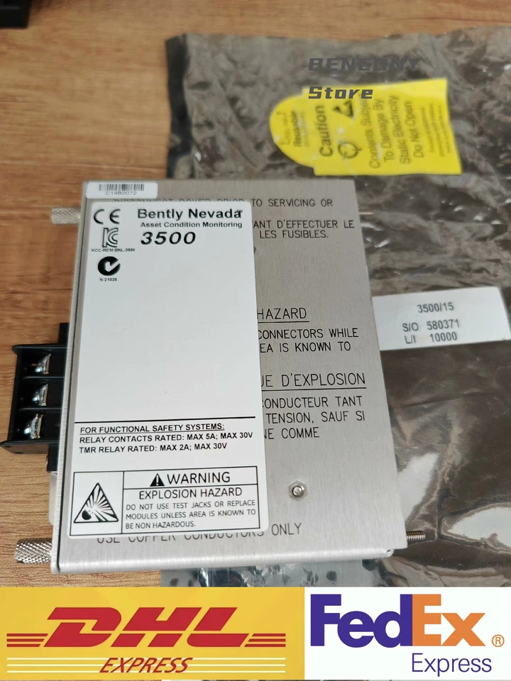 Bently Nevada 3500/15 125840-01 I/O Module Spot Goods Expedited Shipping - Bild 2 von 4