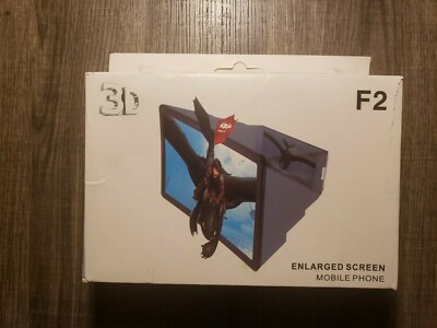 F2 3D Magic Box Folding Magnifier [Enlarged Screen for Mobile Phones]