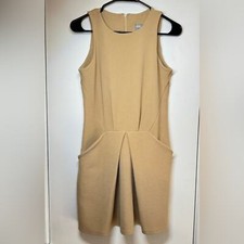 ASOS Nude Beige Sleeveless Shift Cocktail Semi Formal Dress Size 2