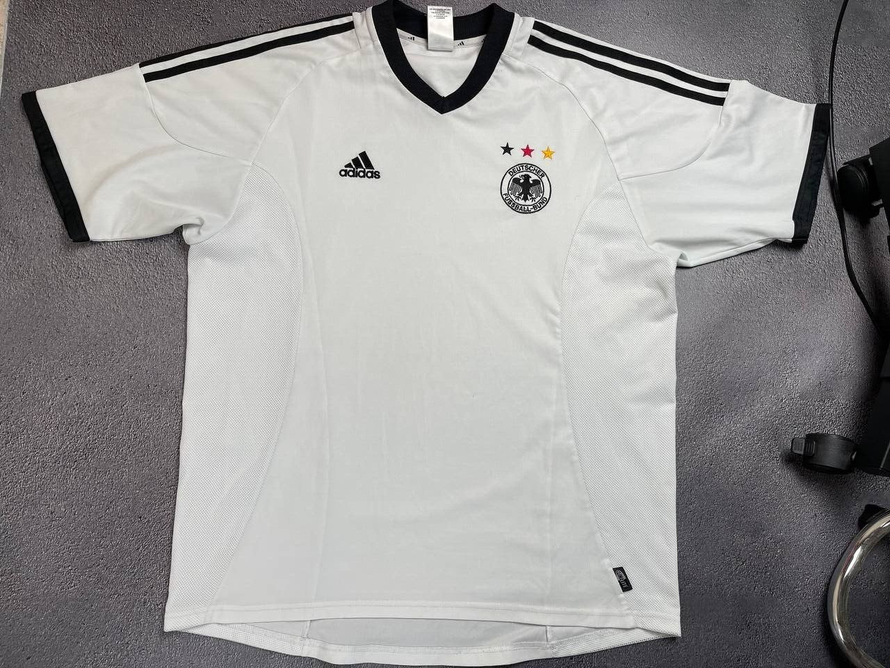 Germany Home 2002/2004 Adidas Home Football Shirt Soccer Jersey Size XL