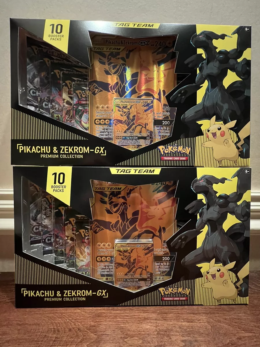 Pokemon Pikachu & Zekrom - GX Premium Collection 6-Box Case