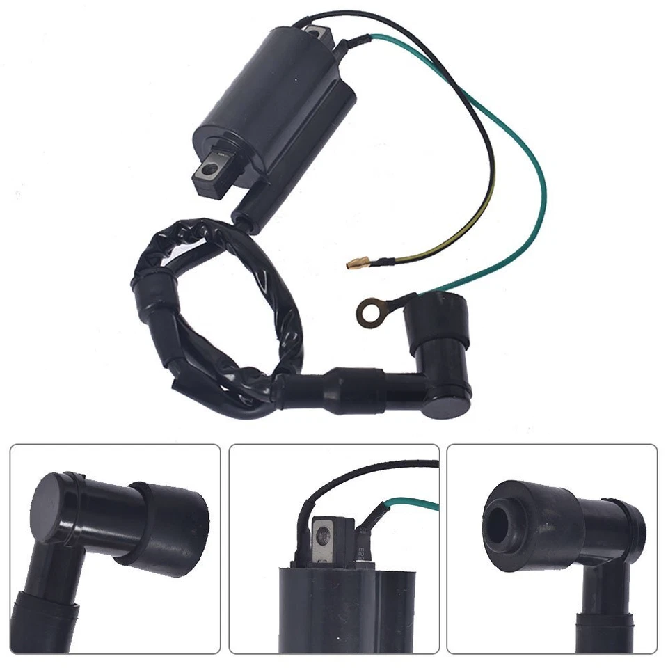 Juego de bobinas de encendido con tapas de enchufe para Honda CB350 CL350 SL350 CB360 Foto 3 de 4