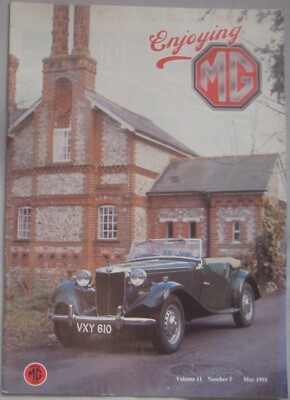 Enjoying MG magazine May 1991 Volume 11 No 5