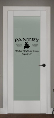 Pantry Farm to table Market Fresh Produce KITCHEN DECOR ROOSTER VINYL WALL DECAL