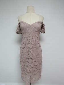 off the shoulder lace sheath dress