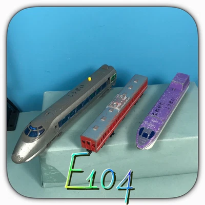 *16901 treno metallo yonezawa scala 1/130 1/160 japan made vintage rottame lotto - Photo 1/4