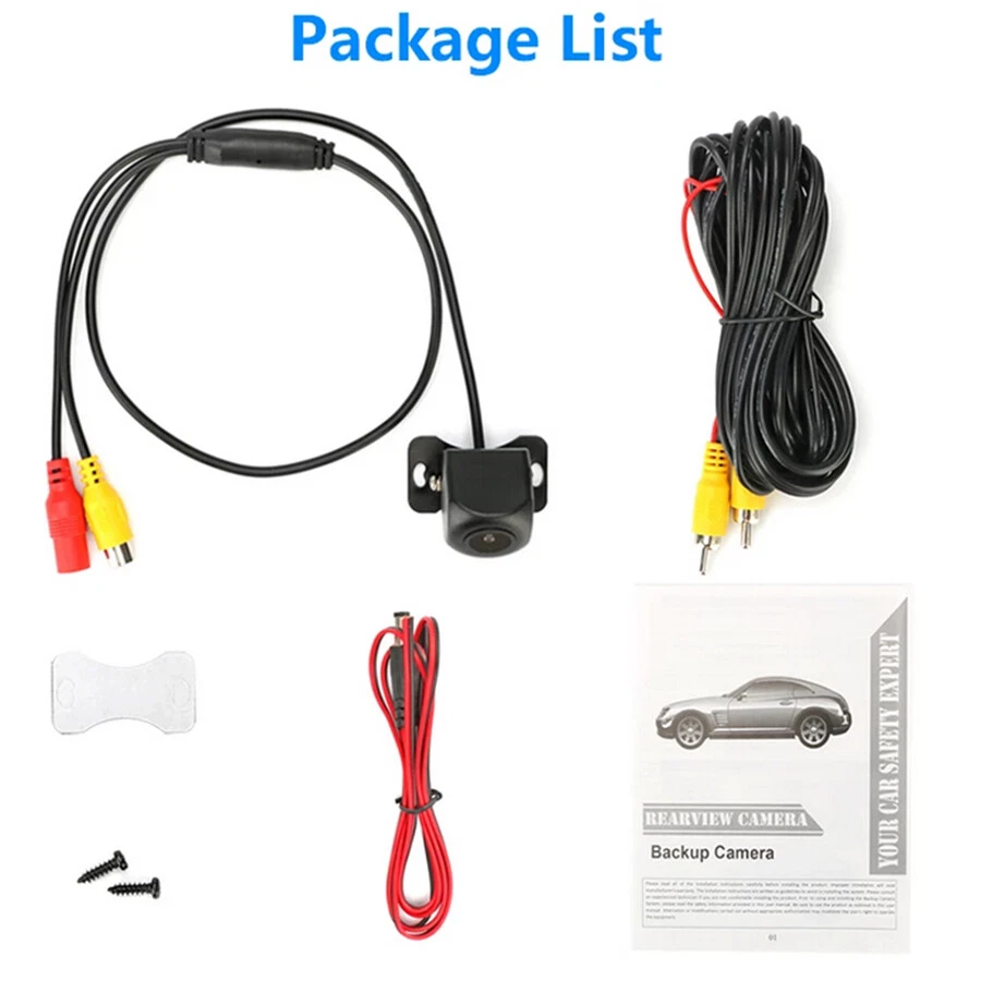 Car Starlight Night Vision Waterproof Rear View Backup Reverse