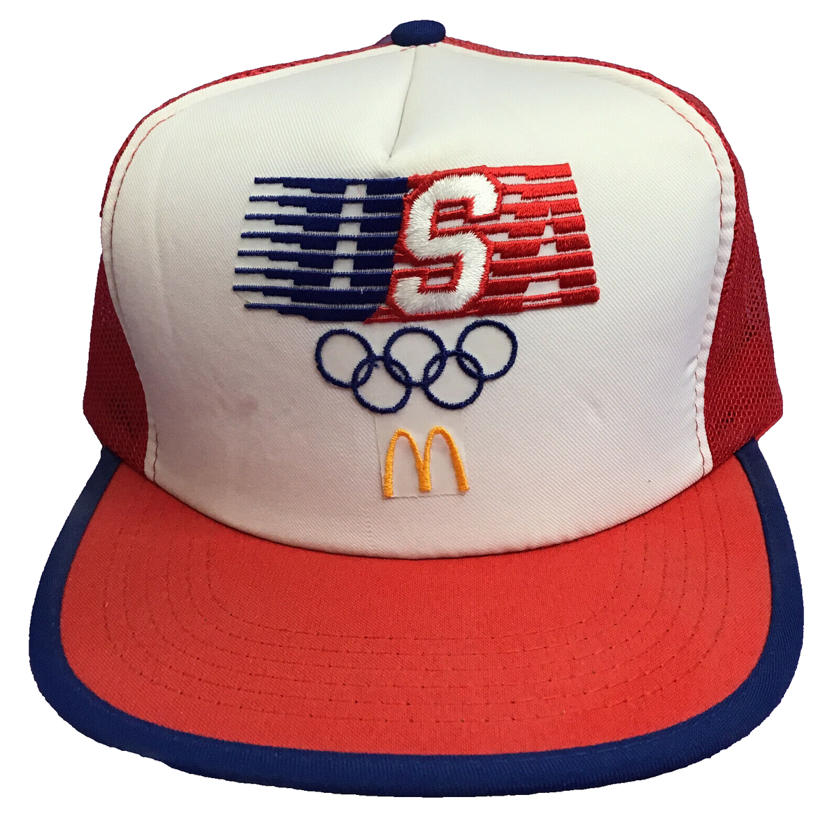 Vintage 1984 USA Olympics McDonalds Hat Snapback Trucker Cap | eBay