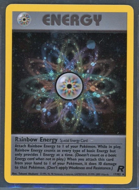 Pokemon Cards - Rainbow Energy 17/82 Team Rocket Set Holo eBay Live Fri 11th Jul