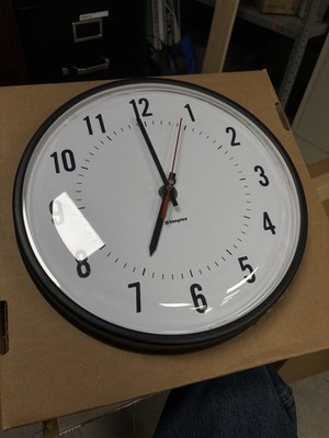 12 IN Simplex Wall Clock Part NO. 0643513 Made in USA
