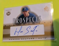 2002 SP Authentic Prospects Signatures AUTO #P-MS ~ MARCO MARCOS SCUTARO