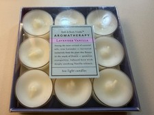 NEW Set Bath Body Works Aromatherapy LAVENDER VANILLA Tea Light Votive Candles