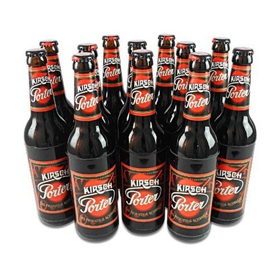 (3,78 /1l) Lausitzer Kirsch Porter (Kirschbier / 12 Flaschen à 0,5 l / 4,2% vol.