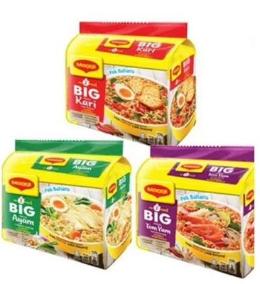 maggi instant noodle 5 packs (maggi curry/asam laksa/chicken/tomyum) - Image 1 of 2