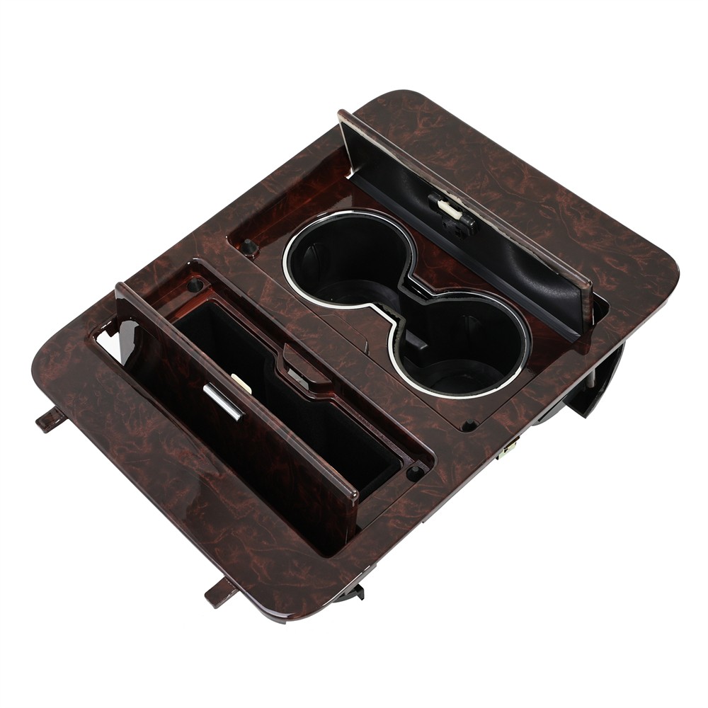 Console Cup Holder Storage Woodgrain Look for 2007-14 Chevy Silverado GMC Yukon
