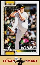 Jack Perkins 2026 Topps #206 RC Athletics