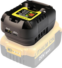 100W USB Battery Charger Converter Compatible for Dewalt 12V/20V Li-Ion Battery