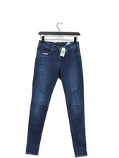 Uniqlo Women's Jeans W 26 in Blue Cotton with Elastane, Polyester Skinny