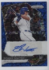 2020 Prizm Rookie Quick Pitch Blue Donut Circle 38/50 Donnie Walton Auto rf2