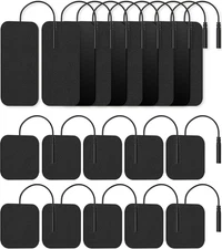 TENS Unit Replacement Pads,  Reusable Self-Adhesive Electrodes Pads 20 Packs 2X2