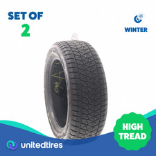 Set Of 2 Used 23555r18 Bridgestone Blizzak Dm-v2 100t - 1132