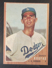 1962 TOPPS # 5  SANDY KOUFAX HOF LA Dodgers