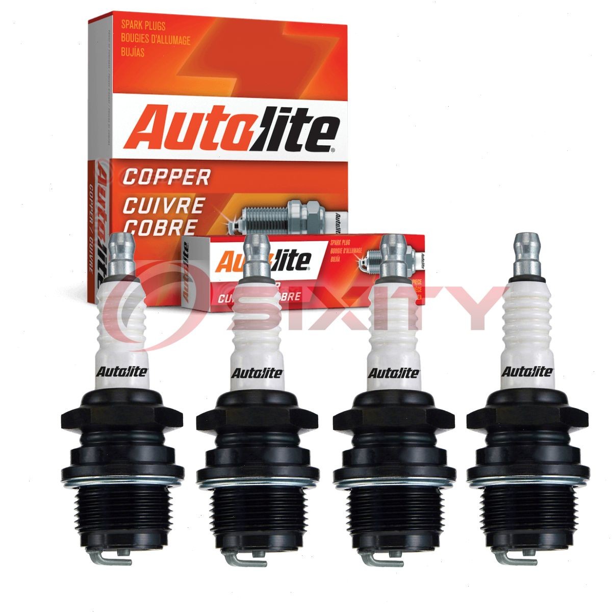 4 pc Autolite Copper Core Spark Plugs for 1928-1931 Ford Model A Ignition ut