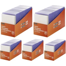 Clear 3x4 Card Protectors: 1000 Count Toploaders & Sleeves for Card Collectors