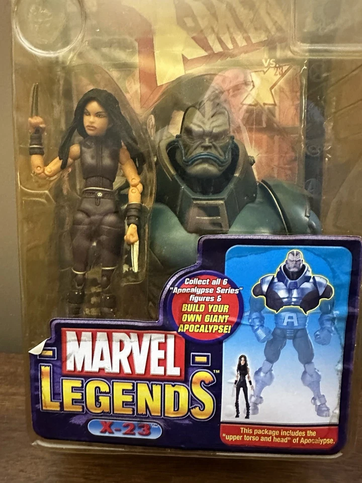Figura X-23 Wolverine Marvel Legends, BAF APOCALYPSE, X-Men Universe Select Foto 2 de 3