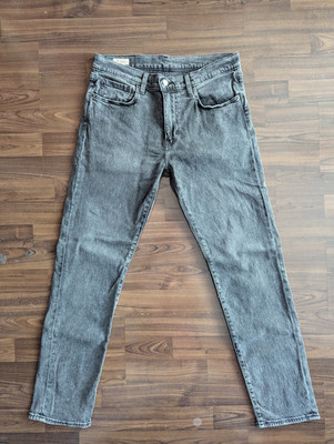 Levi's Premium 502 Herren Jeans Regular Taper Schwarz/Grau Größe 32/32
