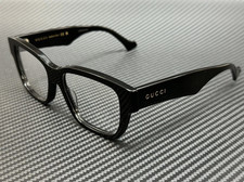 NEW GUCCI GG1428O 004 Black Men's Medium 55 mm Eyeglasses