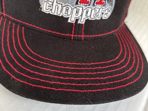 LA Choppers Snapback Hat/Cap Adjustable Embroidered Decky Black Red. - Picture 4 of 15