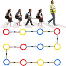 12 Sets Toddlers Walking Ropes Preschool Walking Rope for Kids Handles Safety Co