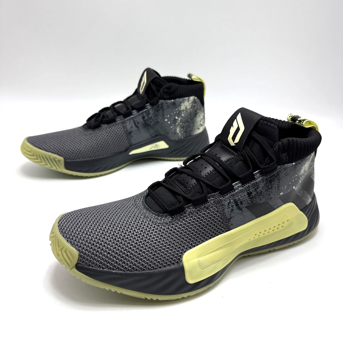 Adidas Men\'s Dame 5 Street Lights Basketball Shoes Gray Black Yellow Size 13.5 s-l1200.jpg main image 2