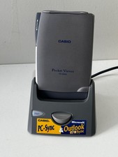 Casio PV-200A Pocket Viewer PC Companion Pass Pen-Touch PDA /w Stylus TESTED