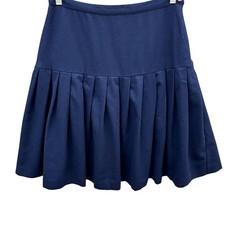 Jones New York Vintage Womens Navy Pleated Wool Cheerleader Mini Skirt Size 12