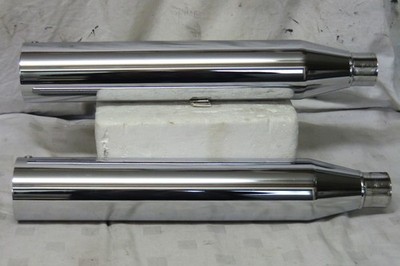 Harley-Davidson orig. US Endtöpfe mit Kat.,aufgebohrt,TC Softail Breakout bis 17