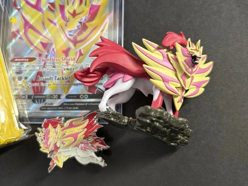 Pokémon TCG Zamazenta V (Shiny) SWSH293 SWSH: Sword & Shield Promo Cards - Image 2 of 4