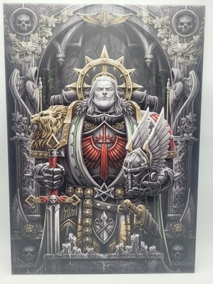 Displate limited edition. Lion El'Jonson. Warhammer 40k. Metal poster.