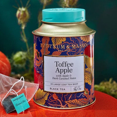 Fortnum & Mason 50g  Tea Tin / 20 Silky Bags- Tofee Apple JUL 2027