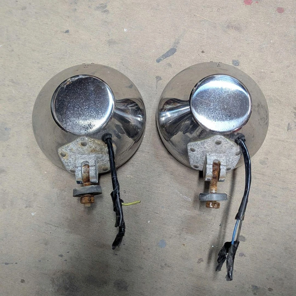 Cibie H4 Fog Lights Vintage Original Classic Car Driving Lamps H4 Bulb Fog Beam - Imagem 2 de 4