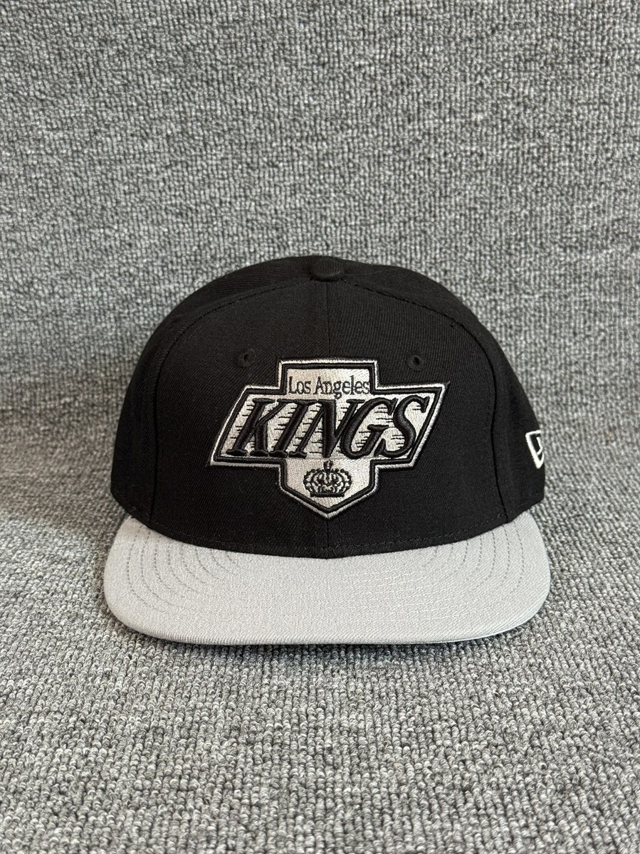 New Era LA Kings 59FIFTY Fitted Hat Black Gray 6 7 8 NHL Cap