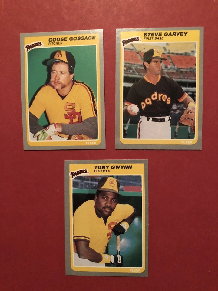 Juego completo de tarjetas de novato Clemens Puckett Gooden 1985 de béisbol Fleer #1-660 Foto 3 de 4