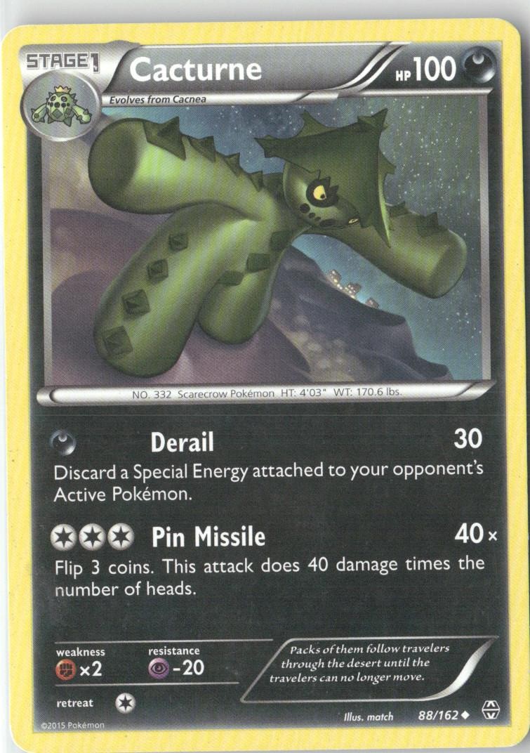 CACTURNE 88/162 UNCOMMON BREAKTHROUGH POKEMON HP