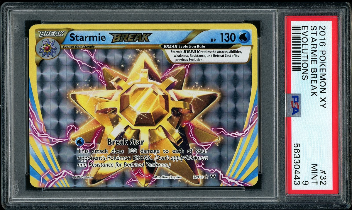 POP57 PSA10 オムスターBREAK RR 1ED XY PSA10 Mario Pikachu PROMO XY