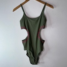 Aerie Cut Out Full Coverage One Piece Swimsuit Size Medium
