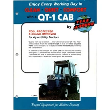 Year-A-Round Cab Corporation QT-1 Cab Clean Quiet Vintage Farming Leaflet SJ21