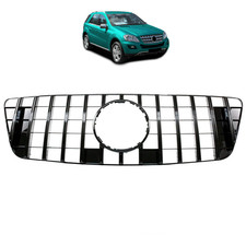 Sportgrill Frontgrill Gloss Black passend für Mercedes ML W164 09-12 Facelift